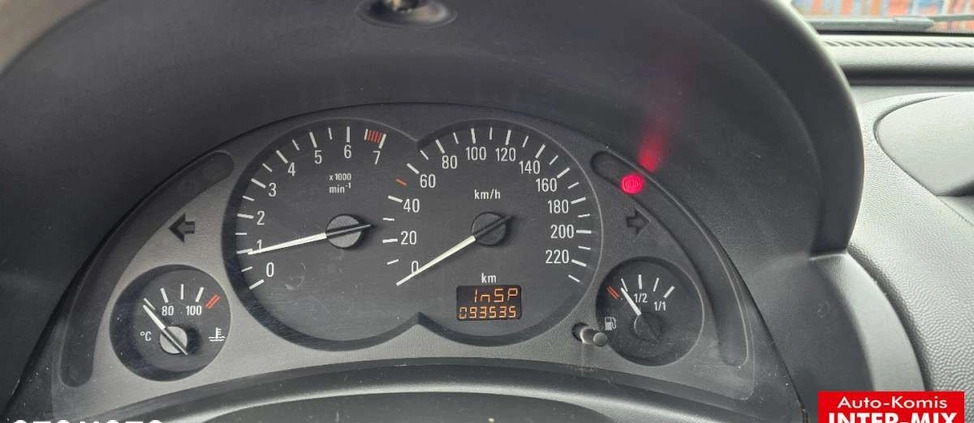 Opel Corsa cena 3300 przebieg: 93000, rok produkcji 2001 z Zagórz małe 191